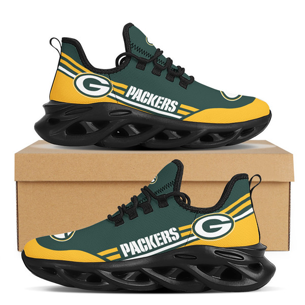 Women's Green Bay Packers Flex Control Sneakers 015